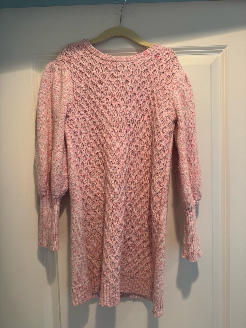 Janie and Jack Pink Flecked Knit Sweater Dress